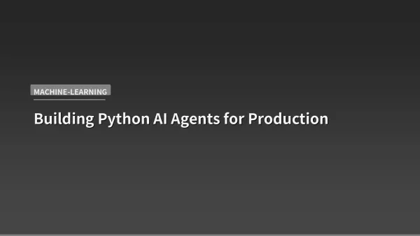 Python code showing an AI agent architecture diagram with interconnected components