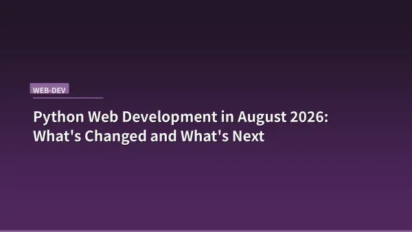 Python code on a dark screen with web framework logos